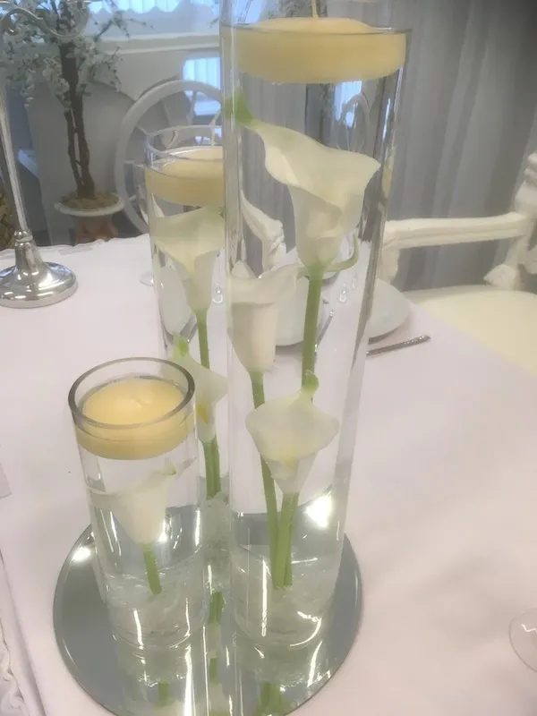 Tall Cylinder Vase Centrepieces For Hire