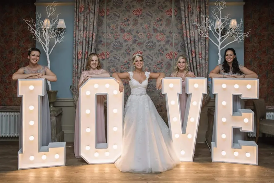 Light Up LOVE Letters Hire