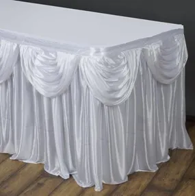 Top Table & Cake Table Skirt For Hire