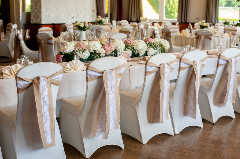 Hessian & Lace Sashes For Hire