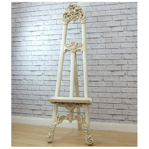 Cream Shabby Chic Wedding Easel 163cm Tall