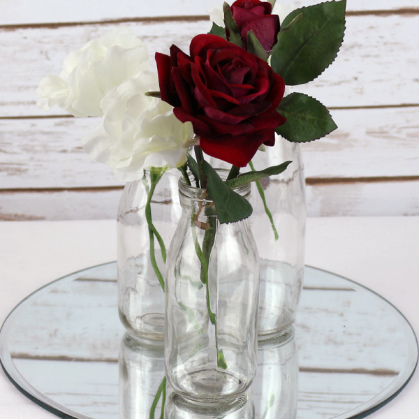 Vintage Milk Bottle Centrepiece