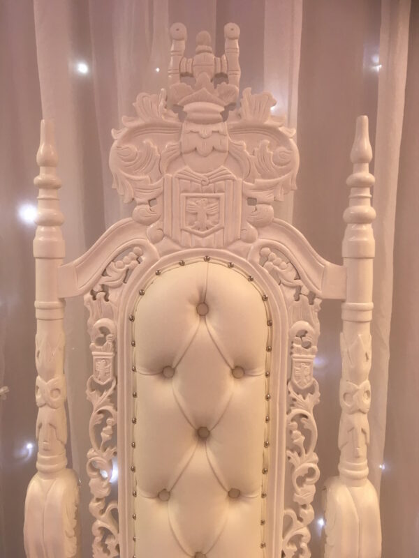 White Wedding Thrones Hire