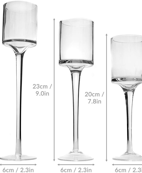 Trio Tea Light Holder On Stem Hire