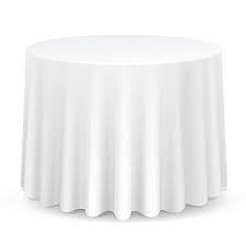 Round Tablecloth Hire2 - Drop to Floor