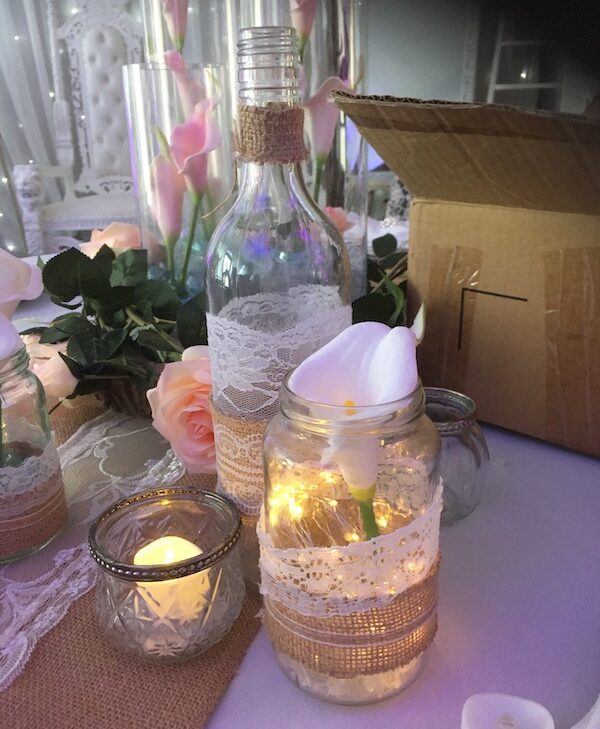 Rustic Table Centrepiece