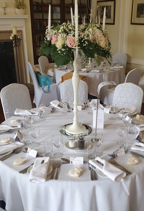 Cream Candelabra Hire