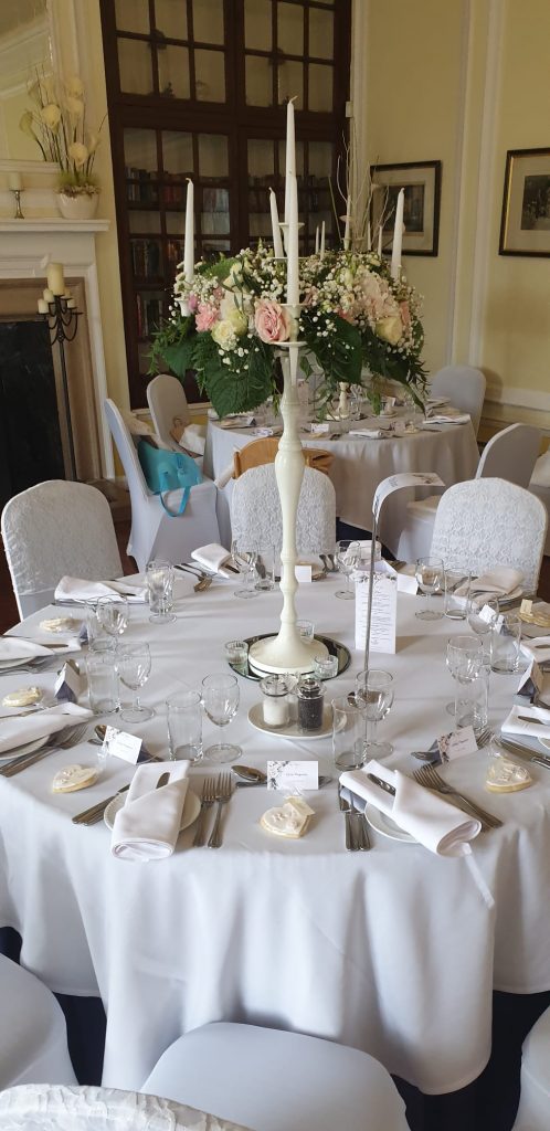 Cream Candelabra Hire